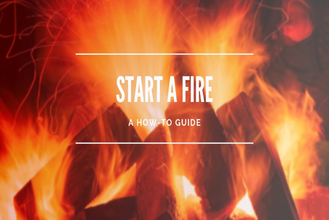 How to Start a Fire in a Fireplace