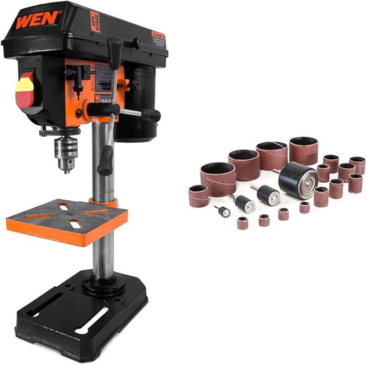 WEN 4208T 2.3-Amp 8-Inch Drill Press With DS164 20-Piece Sanding Drum Kit Review 2025